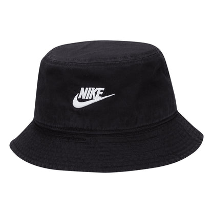 Nike Golf Apex Futura Verwaschener Fischerhut aus Baumwolle - Schwarz-Weiß