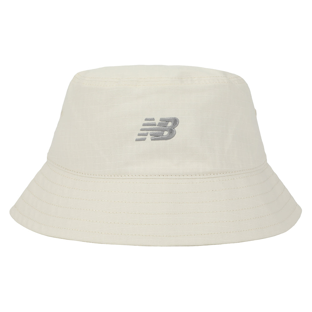 New Balance Flying NB Ripstop Fischerhut aus Baumwolle - Cremeweiß