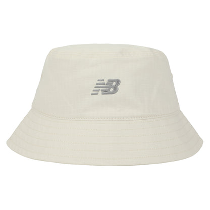 New Balance Flying NB Ripstop Fischerhut aus Baumwolle - Cremeweiß