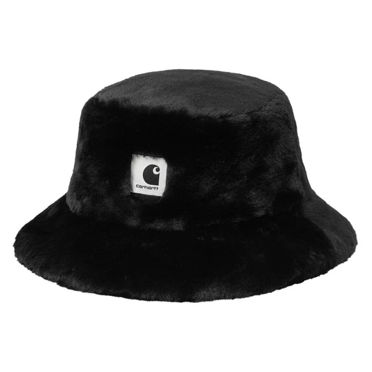 Carhartt WIP Damen Olney Kunstfell Fischerhut - Schwarz