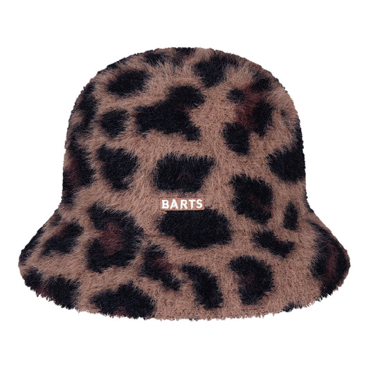 Barts Lylja Kunstfell Fischerhut Leopard - Braun