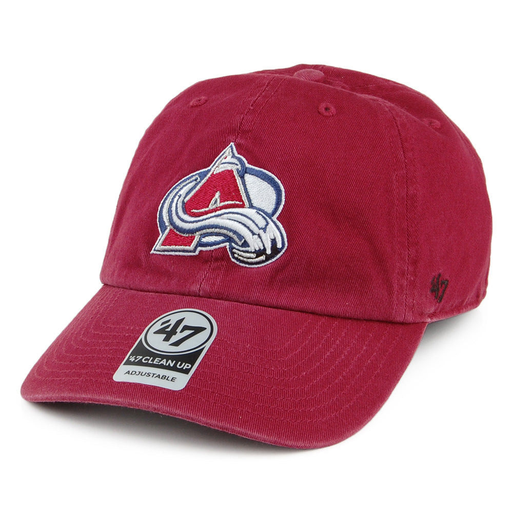 47 Brand Colorado Avalanche Baseball Cap - Clean Up - Kardinalrot