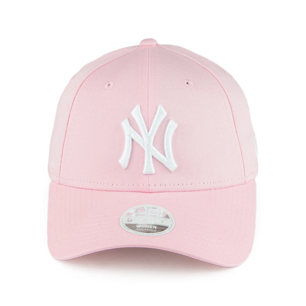 New Era 9FORTY New York Yankees Baseball Cap Damen - MLB League Essential - Hellrosa