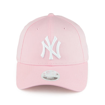 New Era 9FORTY New York Yankees Baseball Cap Damen - MLB League Essential - Hellrosa