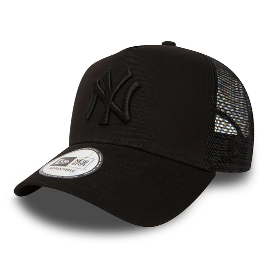 New Era New York Yankees Trucker Cap - MLB Essential - Schwarz auf Schwarz
