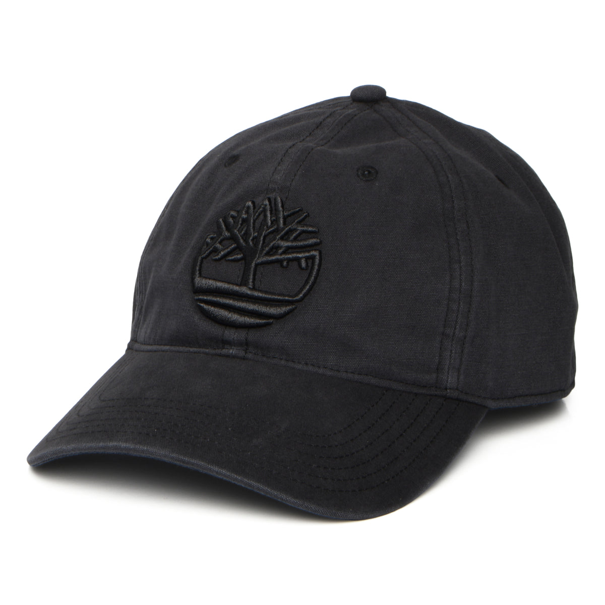 Timberland Soundview Baseball Cap aus Baumwoll-Canvas - Schwarz