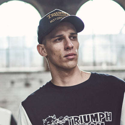 Triumph Motorcycles Oil Trucker Cap - Schwarz
