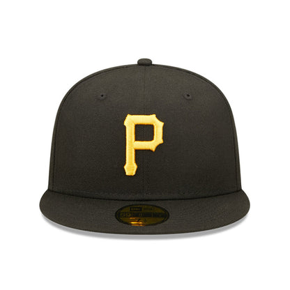 New Era 59FIFTY Pittsburgh Pirates Baseball Cap - MLB On Field AC Perf - Schwarz