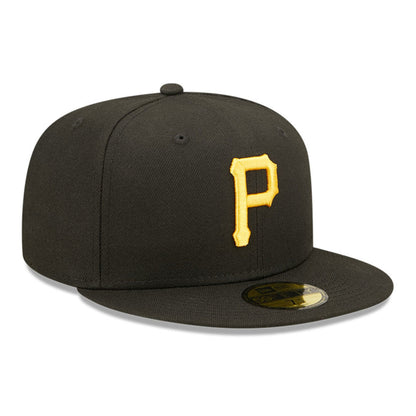 New Era 59FIFTY Pittsburgh Pirates Baseball Cap - MLB On Field AC Perf - Schwarz