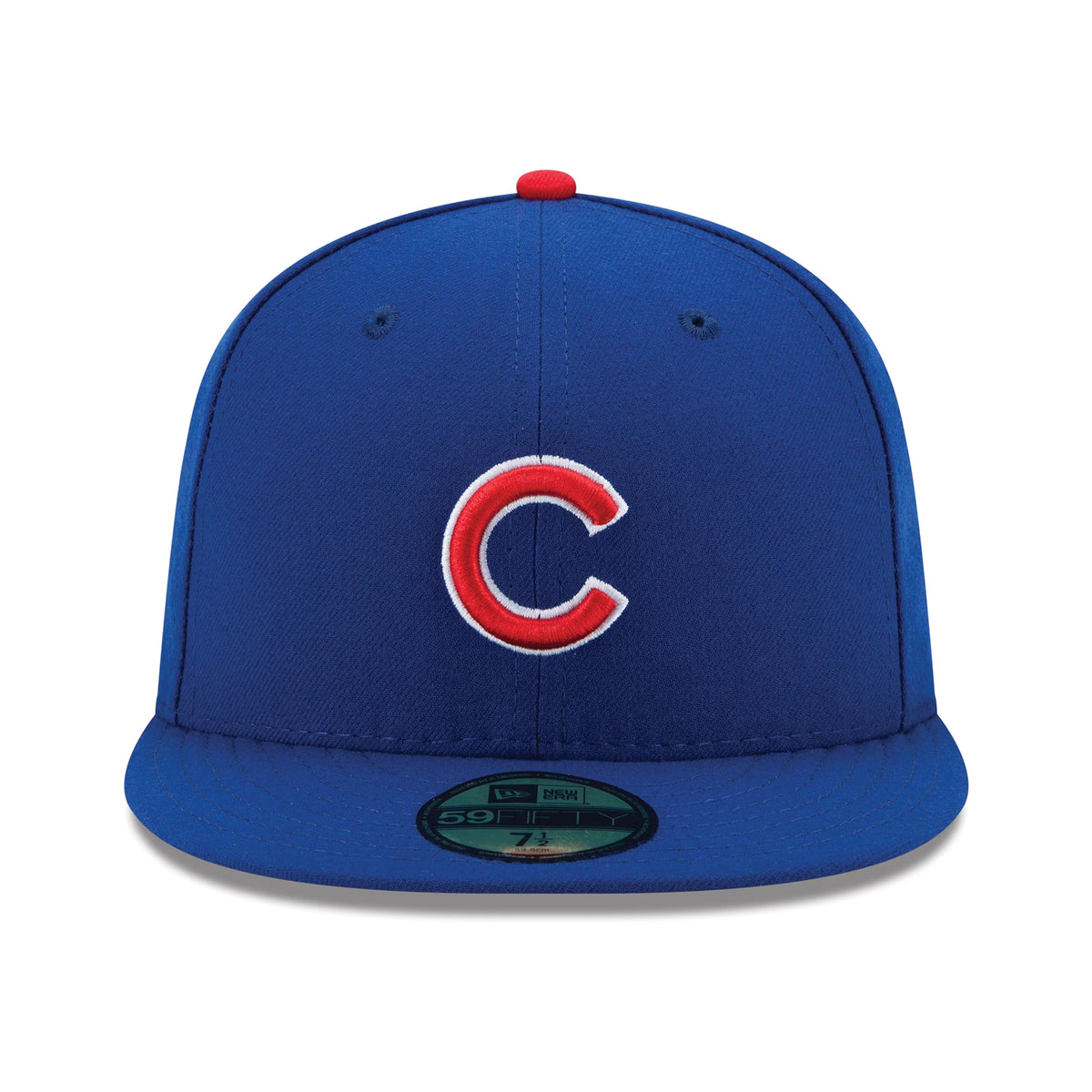New Era 59FIFTY Chicago Cubs Baseball Cap - MLB On Field AC Perf - Blau