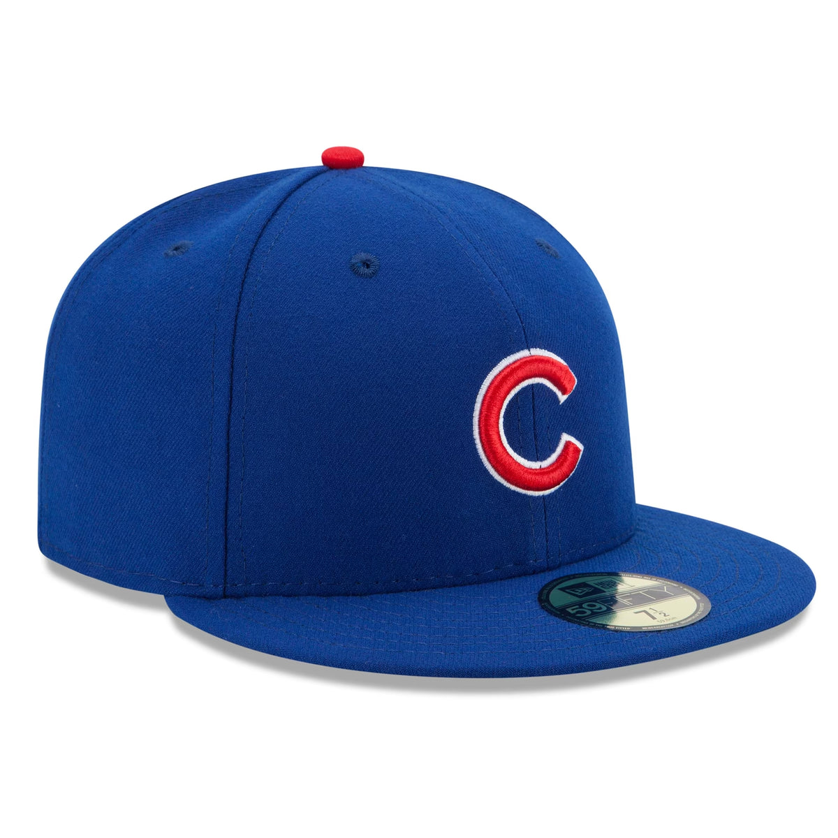 New Era 59FIFTY Chicago Cubs Baseball Cap - MLB On Field AC Perf - Blau