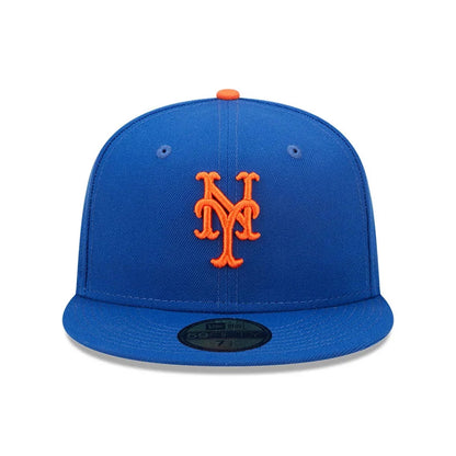New Era 59FIFTY New York Mets Baseball Cap - MLB On Field AC Perf - Blau