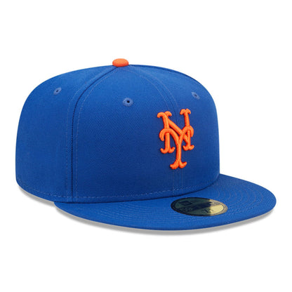 New Era 59FIFTY New York Mets Baseball Cap - MLB On Field AC Perf - Blau