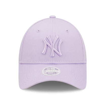 New Era Damen 9FORTY New York Yankees Baseball Cap - MLB League Essential - Fliederfarben