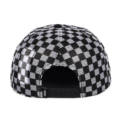 Vans Full Patch II Mesh Trucker Cap mit Karomuster - Schwarz-Weiß