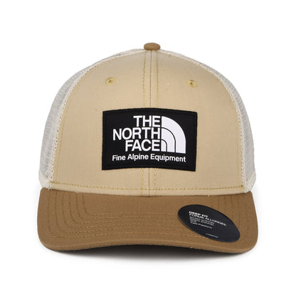 The North Face Mudder II Deep Fit Recycelt Trucker Cap - Hellbraun-Sand