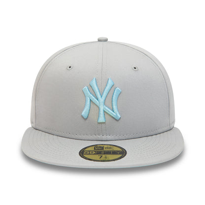New Era 59FIFTY New York Yankees Baseball Cap - MLB League Essential - Hellgrau-Hellblau