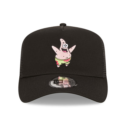 New Era A-Frame Patrick Star Trucker Cap - Nickelodeon - Schwarz