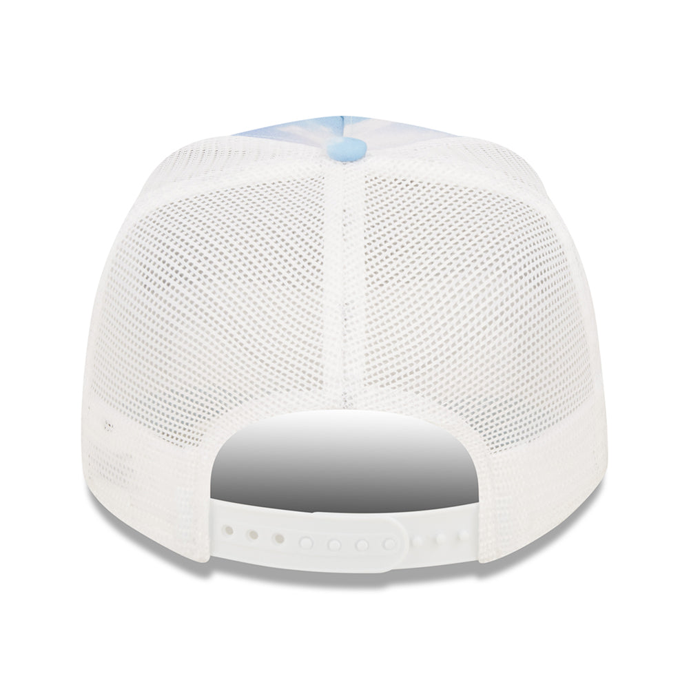 New Era A-Frame L.A. Dodgers Trucker Cap - MLB Cloud AOP - Hellblau-Weiß