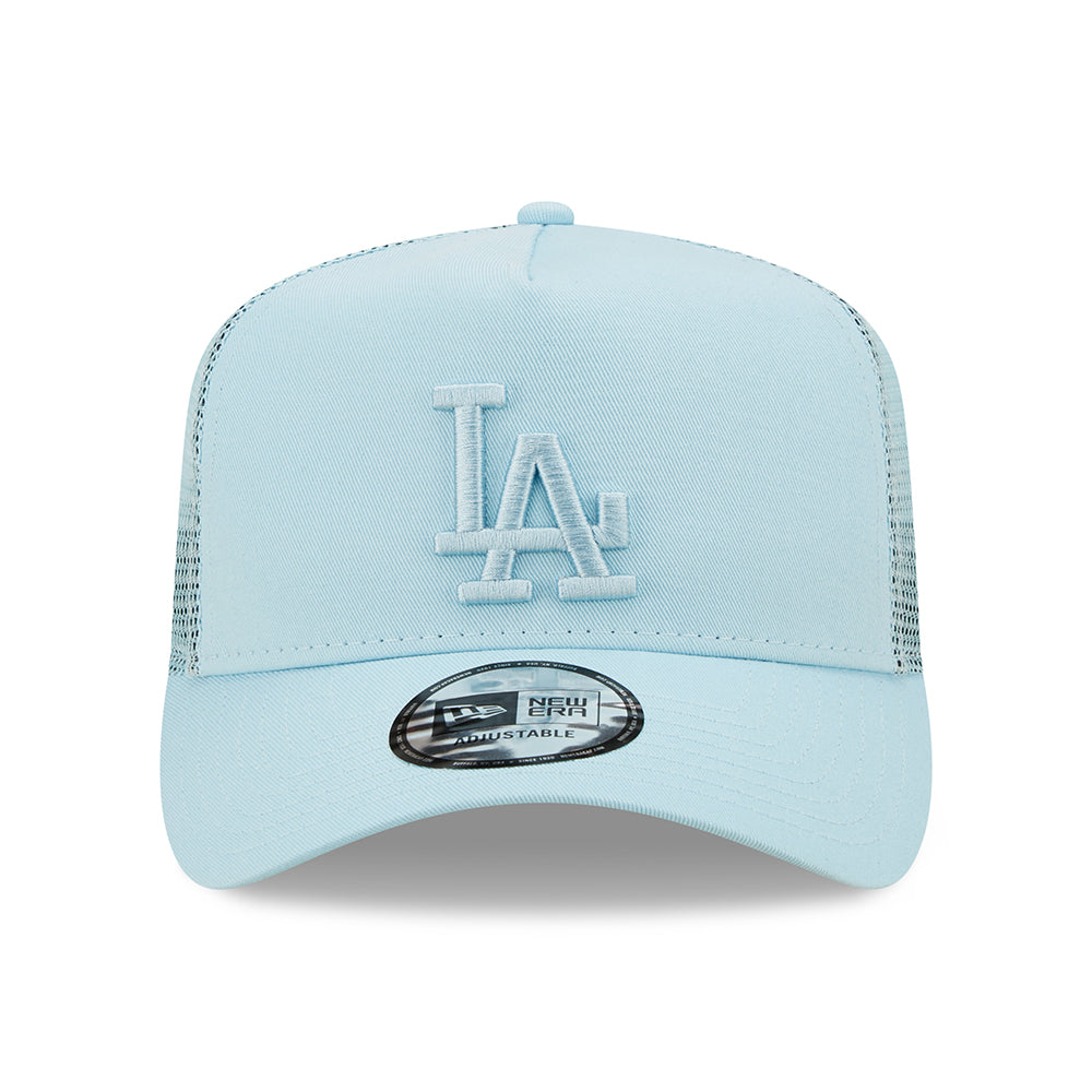 New Era A-Frame L.A. Dodgers Trucker Cap - MLB Tonal Mesh - Hellblau