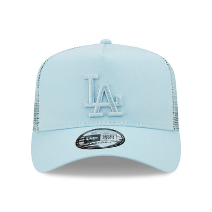 New Era A-Frame L.A. Dodgers Trucker Cap - MLB Tonal Mesh - Hellblau