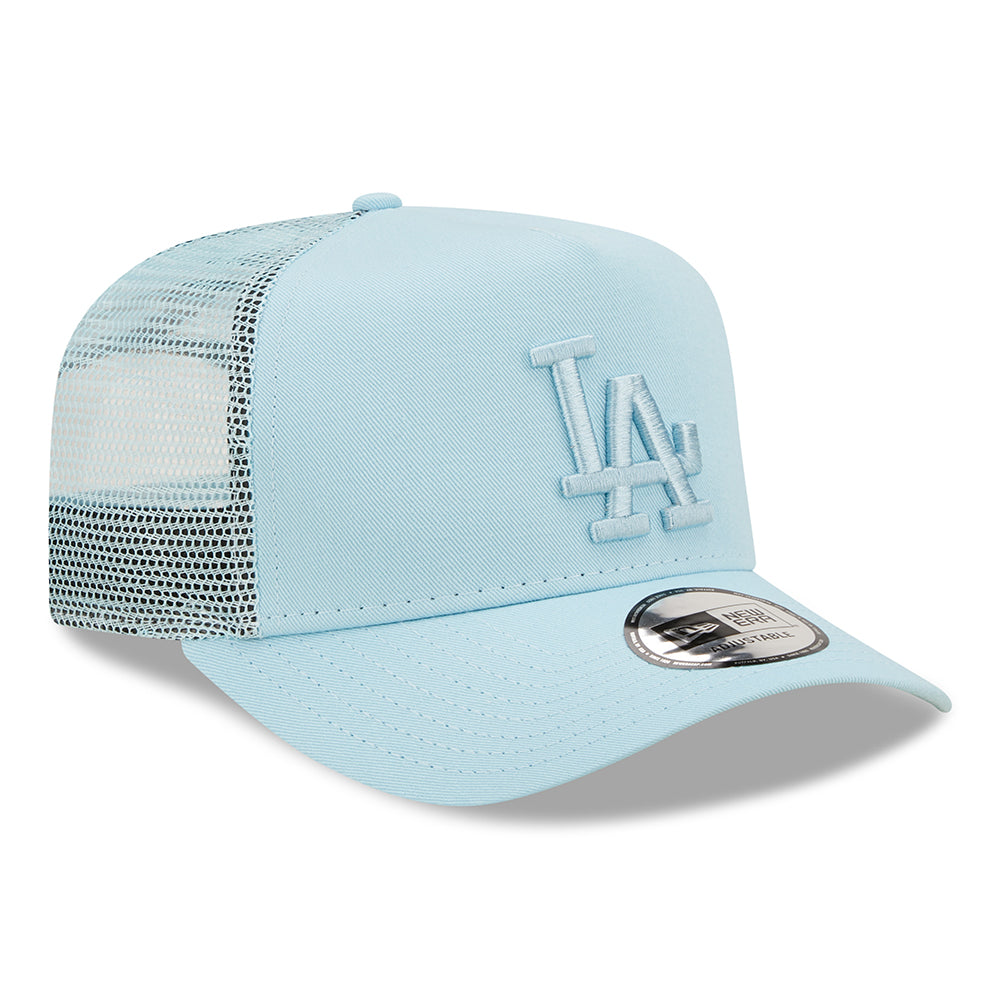 New Era A-Frame L.A. Dodgers Trucker Cap - MLB Tonal Mesh - Hellblau