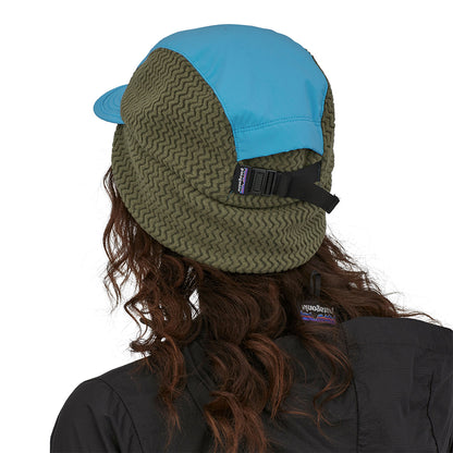 Patagonia Winter Duckbill Baseball Cap mit Ohrenklappen - Blau-Grau