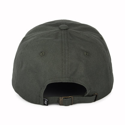 HUF Original Logo Baseball Cap mit gebogenem Visier aus Baumwolle - Olivgrün