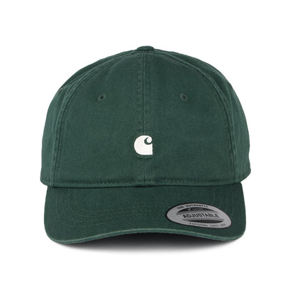 Carhartt WIP Madison Logo Baseball Cap - Waldgrün-Cremeweiß