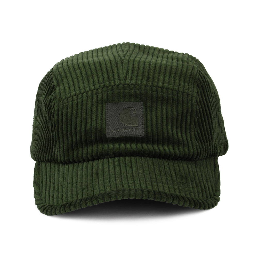 Carhartt WIP Erie Jumbo Cord 5 Paneelen Cap - Olivgrün