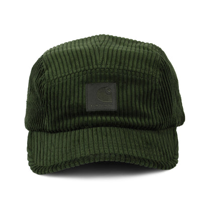 Carhartt WIP Erie Jumbo Cord 5 Paneelen Cap - Olivgrün