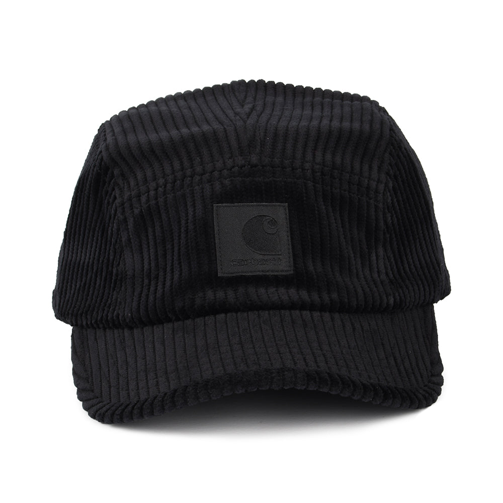 Carhartt WIP Erie Jumbo Cord 5 Paneelen Cap - Schwarz