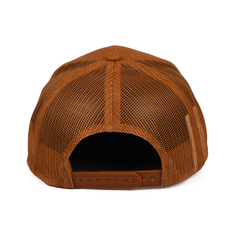 Brixton Rival Stamp NetPlus MP II Trucker Cap - Verbranntes Orange
