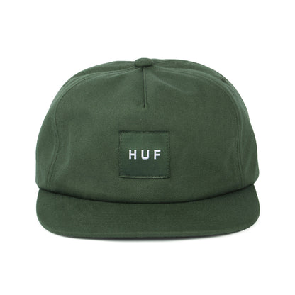HUF Box Logo Unstrukturierte Snapback Cap - Dunkelgrün