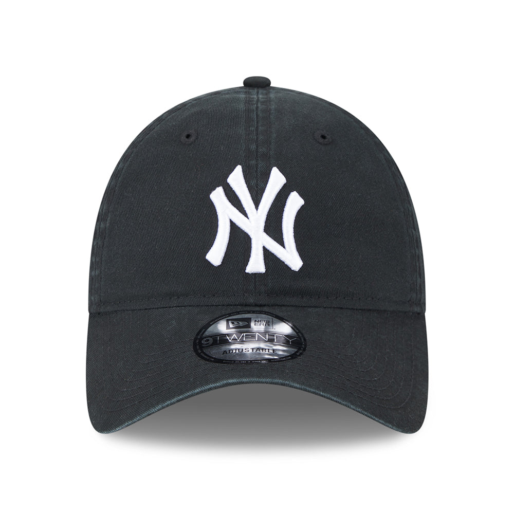 New Era 9TWENTY New York Yankees Baseball Cap - MLB League Casual - Schwarz-Weiß