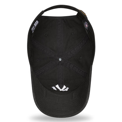 New Era 9TWENTY New York Yankees Baseball Cap - MLB League Casual - Schwarz-Weiß