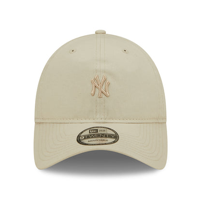 New Era 9TWENTY New York Yankees Baseball Cap - MLB Mini Logo - Steingrau