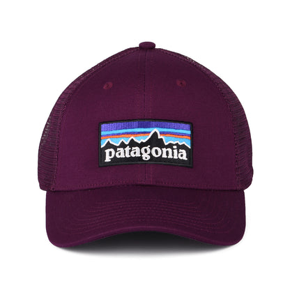 Patagonia P-6 Logo LoPro Trucker Cap aus organischer Baumwolle - Pflaume