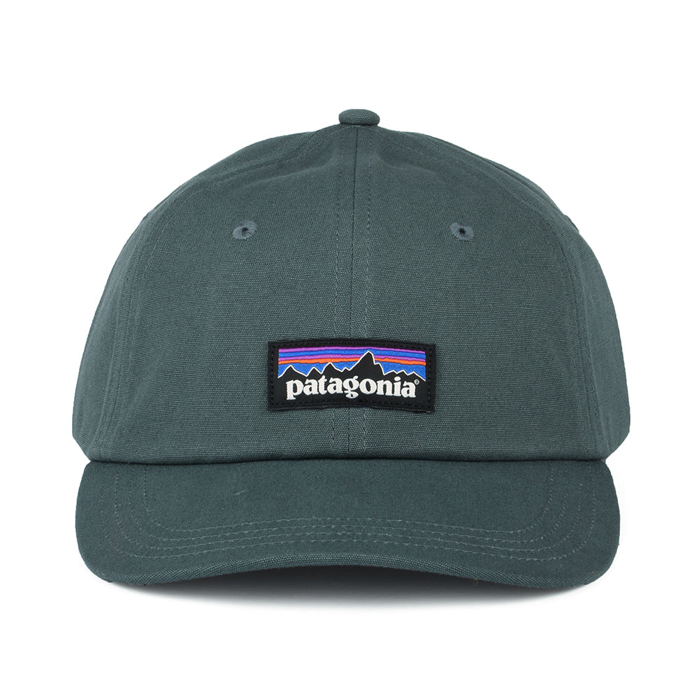 Patagonia P-6 Label Trad Baseball Cap aus organischer Baumwolle - Helles Waldgrün