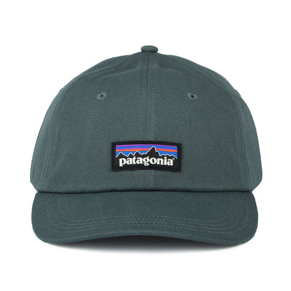 Patagonia P-6 Label Trad Baseball Cap aus organischer Baumwolle - Helles Waldgrün