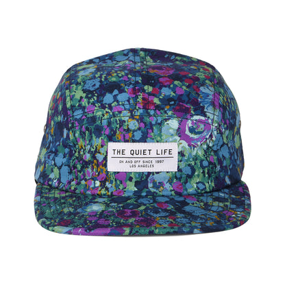 The Quiet Life Monet 5 Paneelen Cap Floral - Blau-Grün-Lila
