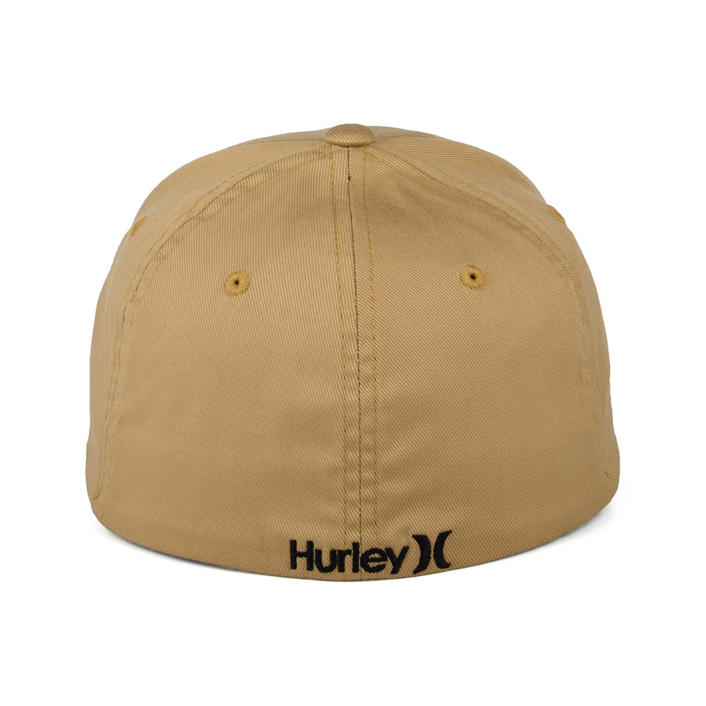 Hurley One & Only Flexfit Baseball Cap - Hellbraun