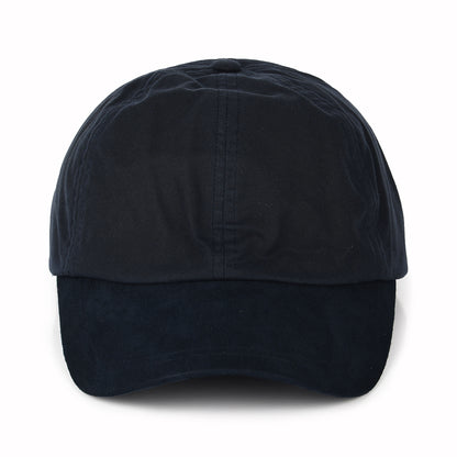 Failsworth Baseball Cap aus British Waxed Cotton - Marineblau