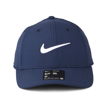 Nike Golf Dri-Fit Strukturierte Baseball Cap - Marineblau-Weiß