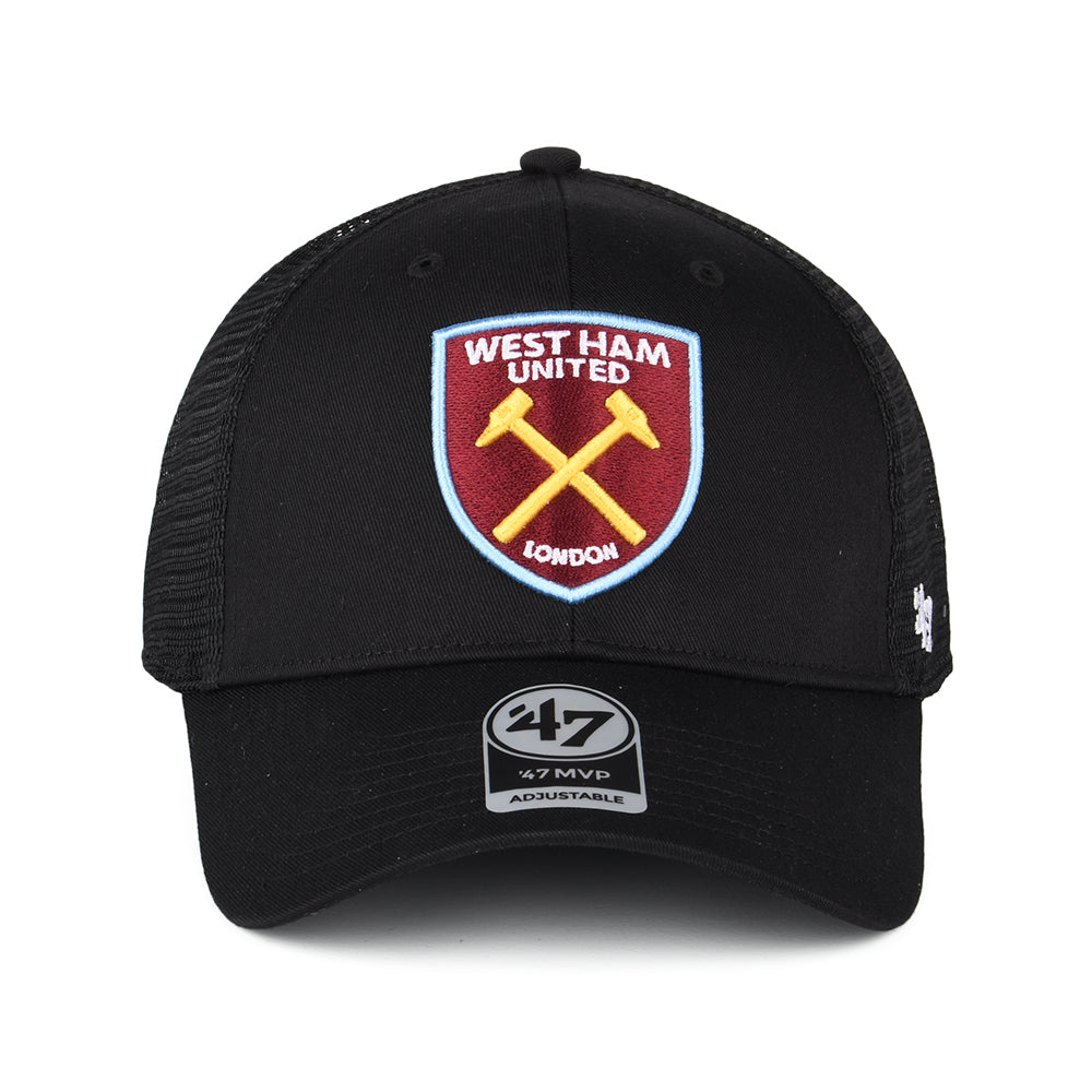 47 Brand West Ham United FC Trucker Cap - Branson MVP - Schwarz