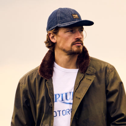 Triumph Motorcycles Oilys Feldmütze II aus Baumwolle - Denim