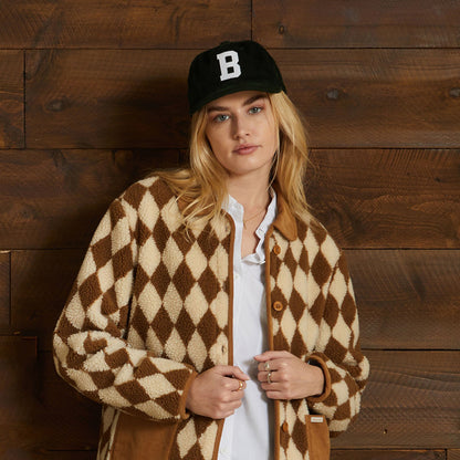 Brixton Big B MP Kord Baseball Cap - Grün