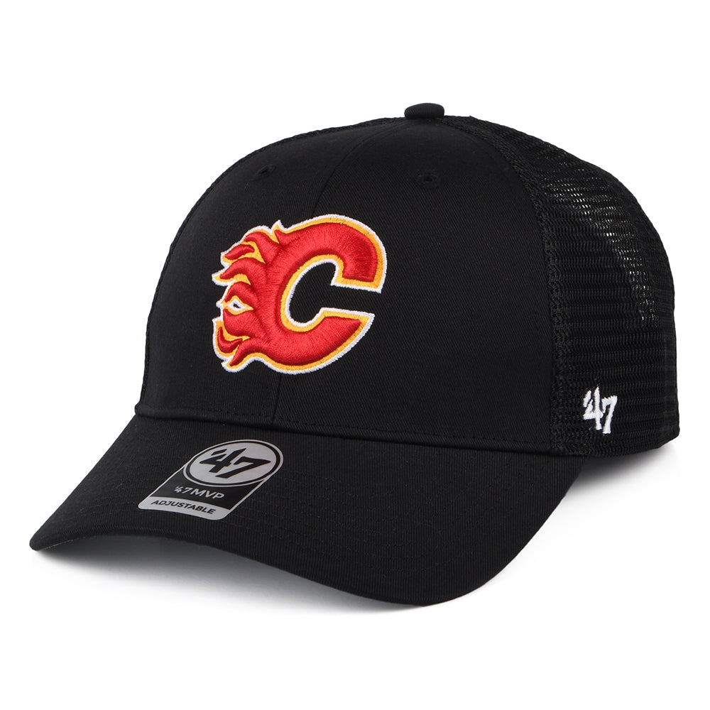 47 Brand Calgary Flames Trucker Cap - NHL Branson MVP - Schwarz