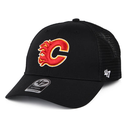 47 Brand Calgary Flames Trucker Cap - NHL Branson MVP - Schwarz