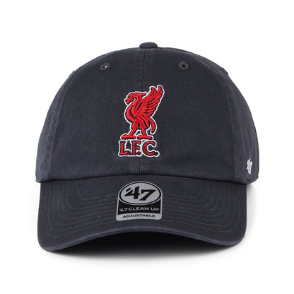 47 Brand Liverpool FC Baseball Cap - Clean Up - Verwaschenes Marineblau